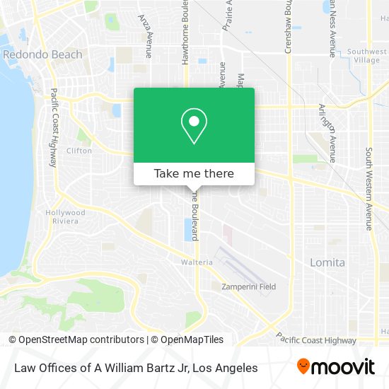 Law Offices of A William Bartz Jr map