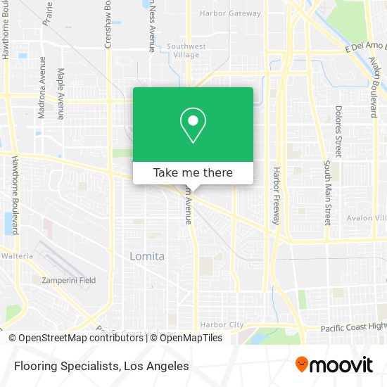 Flooring Specialists map