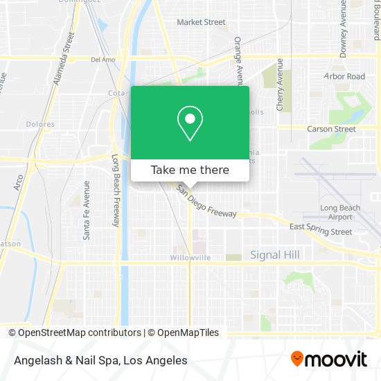 Angelash & Nail Spa map