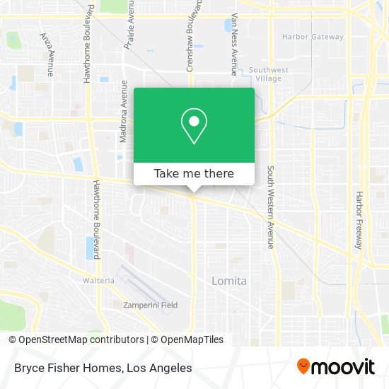 Mapa de Bryce Fisher Homes