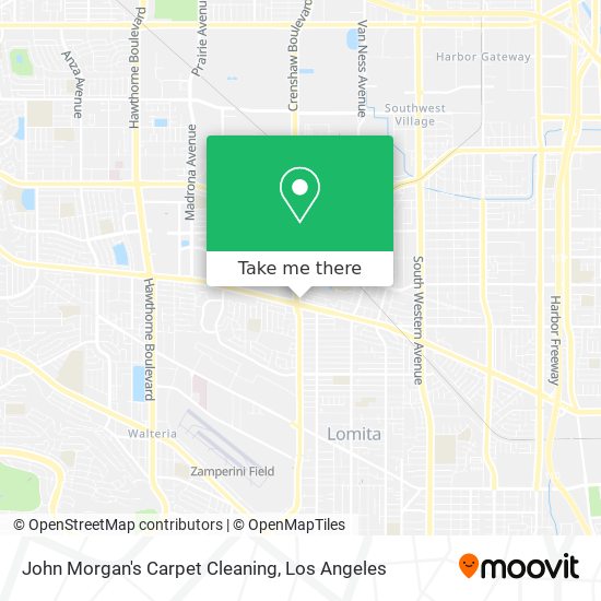 John Morgan's Carpet Cleaning map