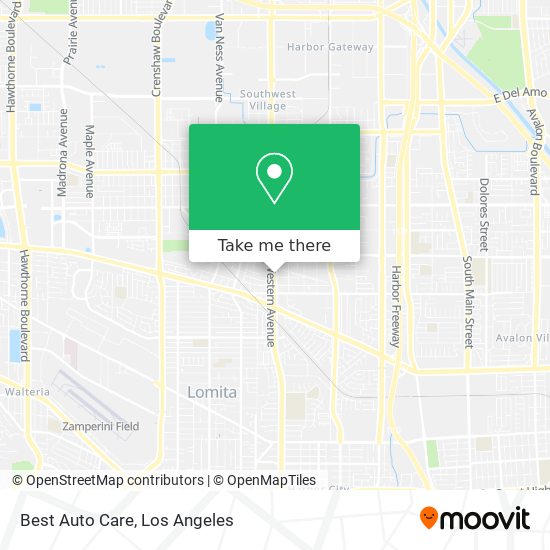 Best Auto Care map