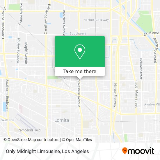 Only Midnight Limousine map