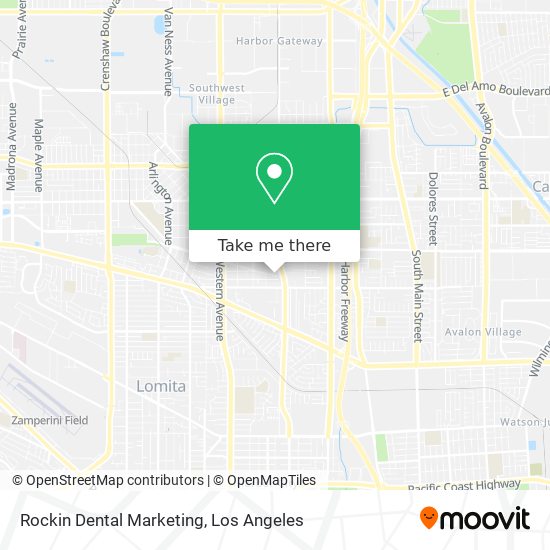 Rockin Dental Marketing map