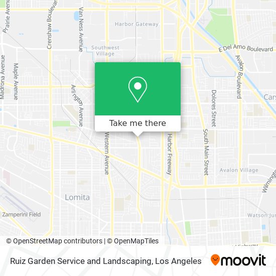 Ruiz Garden Service and Landscaping map