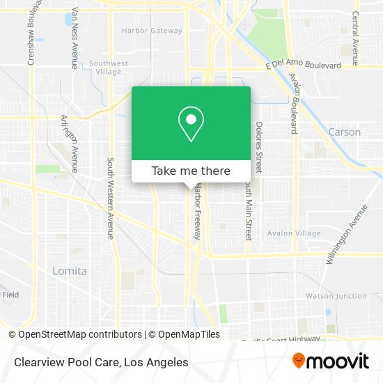 Clearview Pool Care map