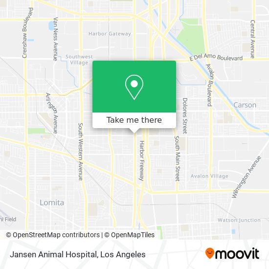 Jansen Animal Hospital map