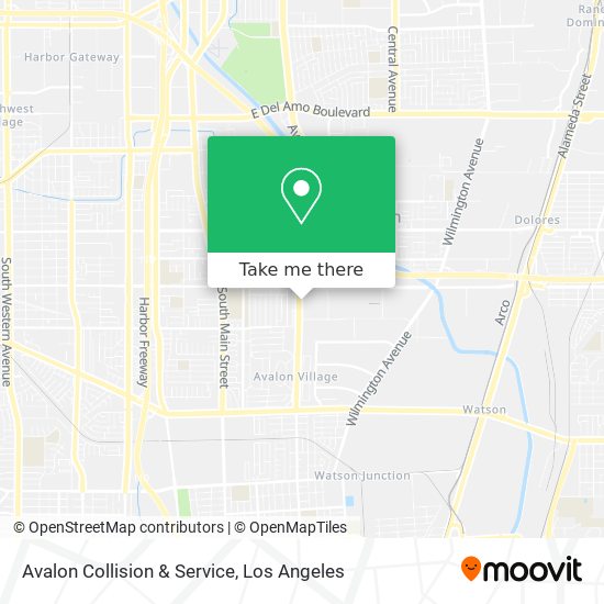 Avalon Collision & Service map