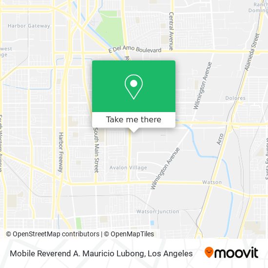 Mobile Reverend A. Mauricio Lubong map