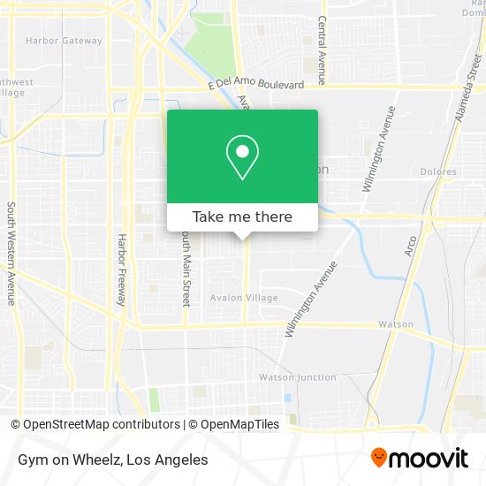Mapa de Gym on Wheelz