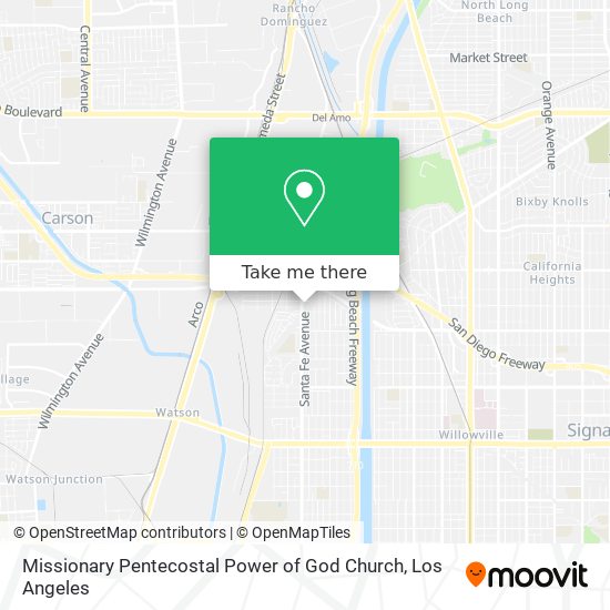 Mapa de Missionary Pentecostal Power of God Church