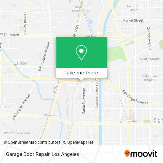 Mapa de Garage Door Repair