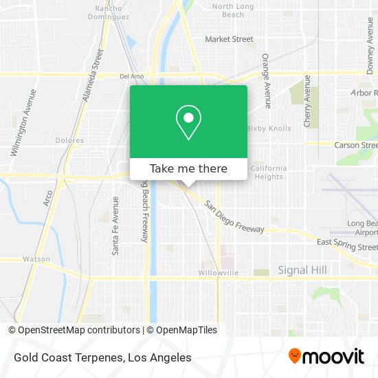 Mapa de Gold Coast Terpenes