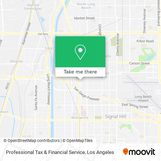 Mapa de Professional Tax & Financial Service