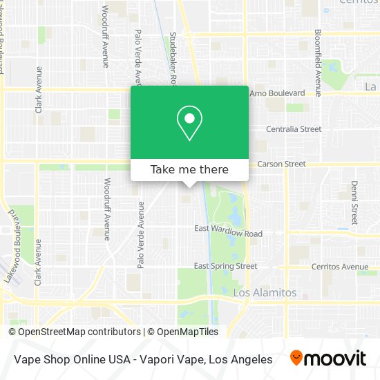Vape Shop Online USA - Vapori Vape map