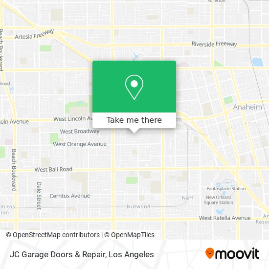 JC Garage Doors & Repair map