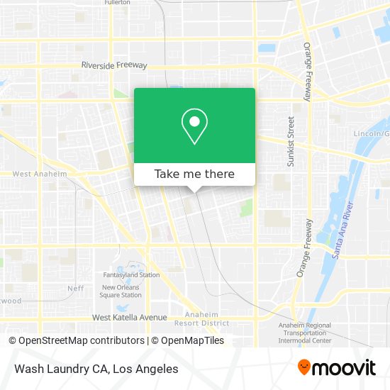 Mapa de Wash Laundry CA