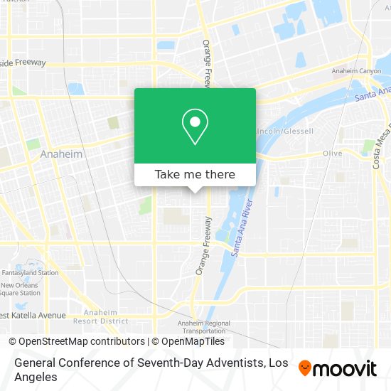 General Conference of Seventh-Day Adventists map