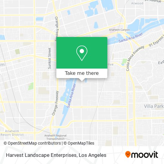 Harvest Landscape Enterprises map