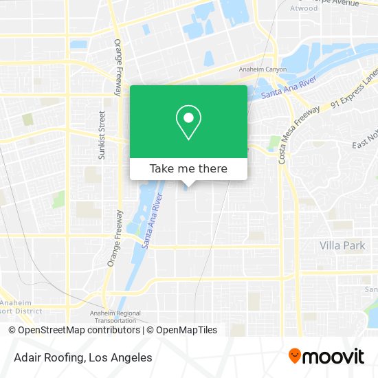 Adair Roofing map