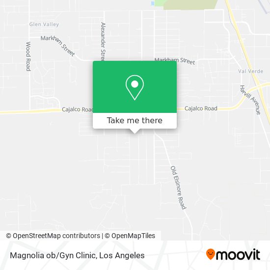 Magnolia ob/Gyn Clinic map