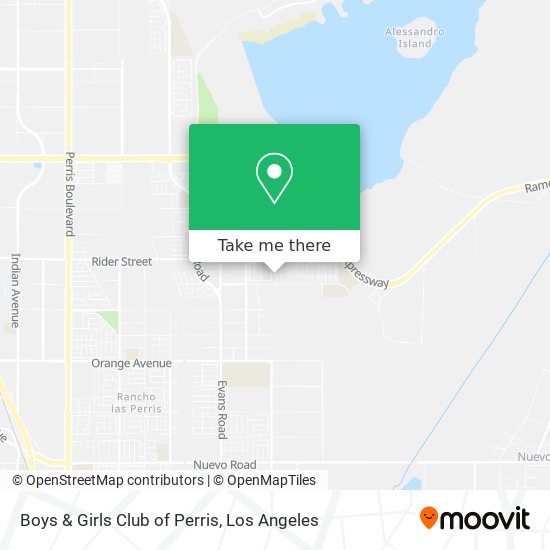 Boys & Girls Club of Perris map