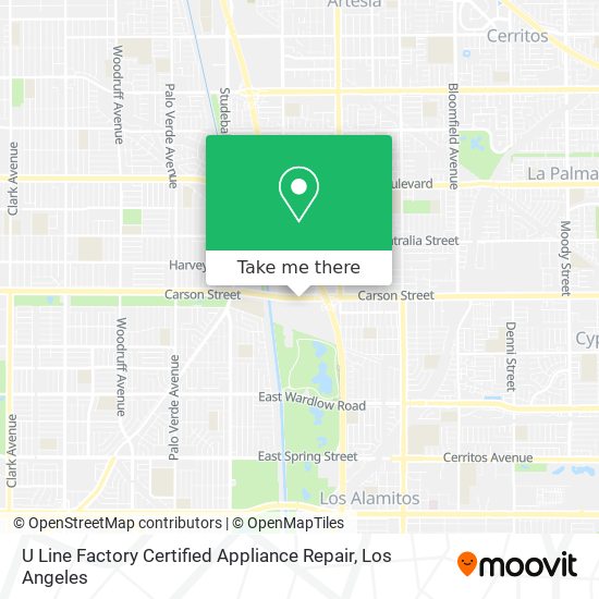 Mapa de U Line Factory Certified Appliance Repair