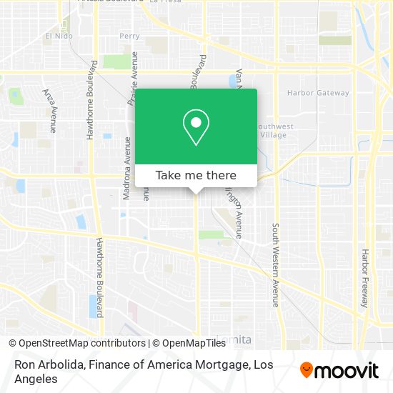 Mapa de Ron Arbolida, Finance of America Mortgage