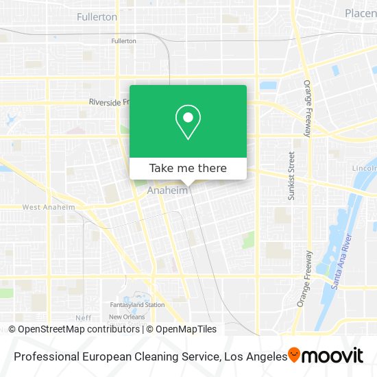 Mapa de Professional European Cleaning Service