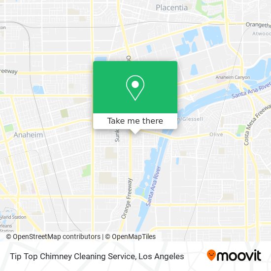 Mapa de Tip Top Chimney Cleaning Service