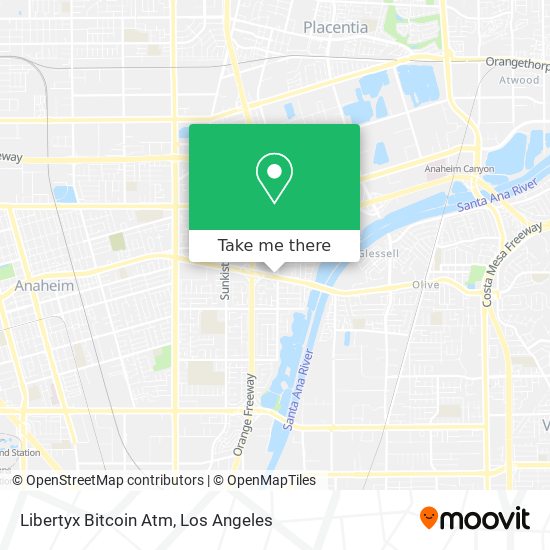 Mapa de Libertyx Bitcoin Atm