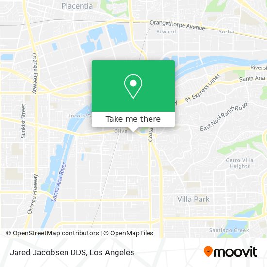 Jared Jacobsen DDS map