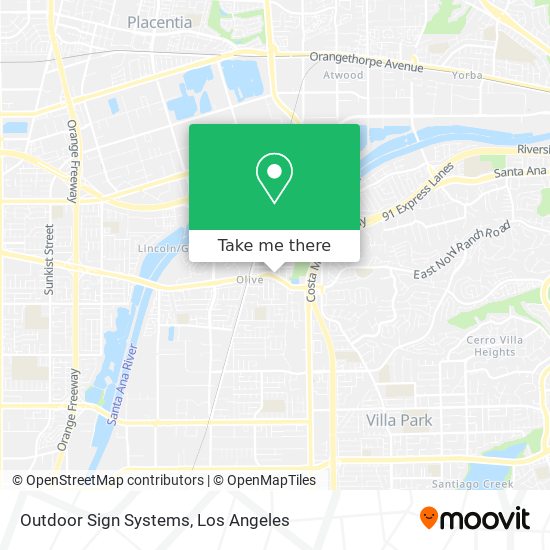 Outdoor Sign Systems map