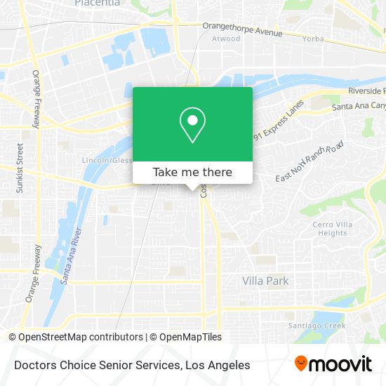 Doctors Choice Senior Services map