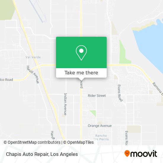 Chapis Auto Repair map