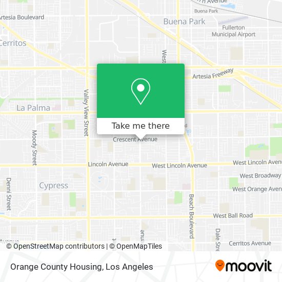 Orange County Housing map