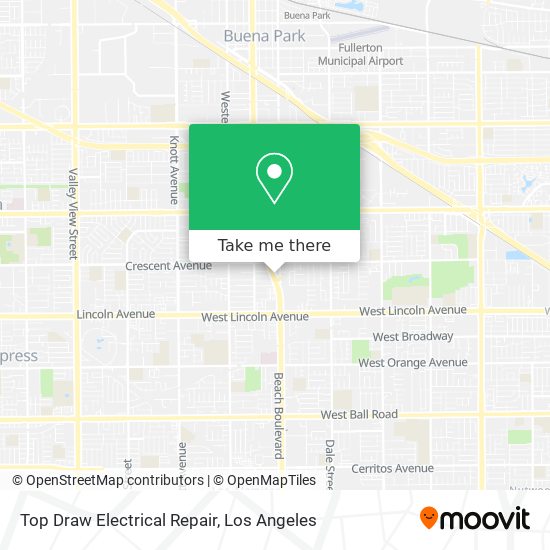 Top Draw Electrical Repair map