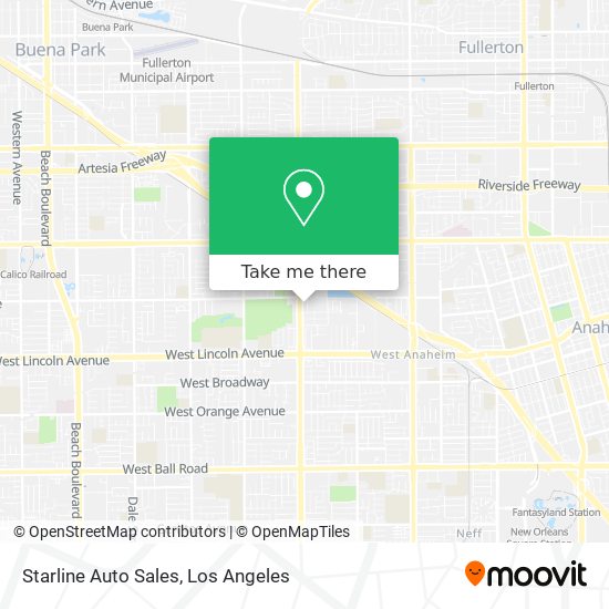 Mapa de Starline Auto Sales
