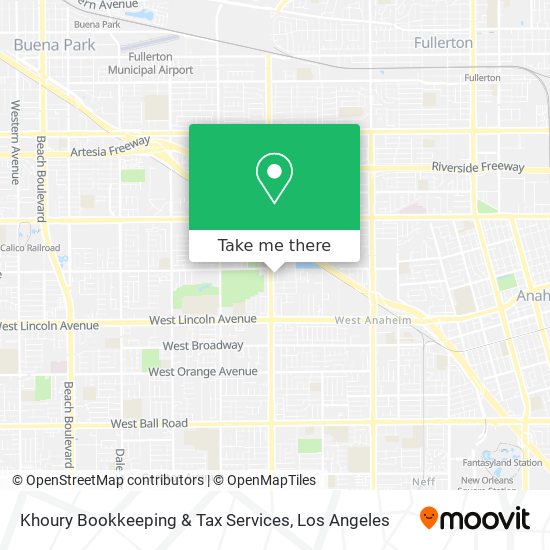 Khoury Bookkeeping & Tax Services map