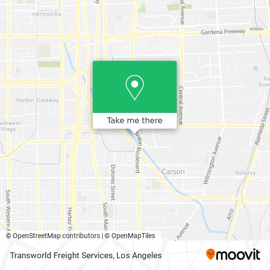 Mapa de Transworld Freight Services