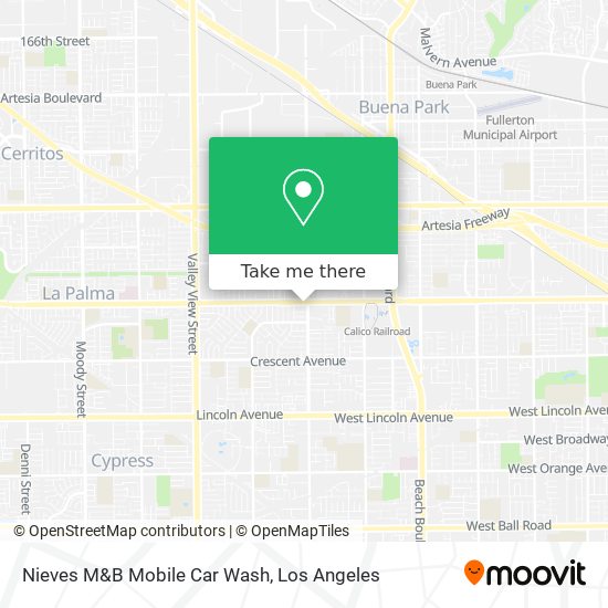 Nieves M&B Mobile Car Wash map