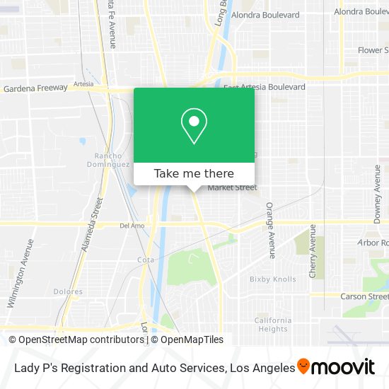 Mapa de Lady P's Registration and Auto Services