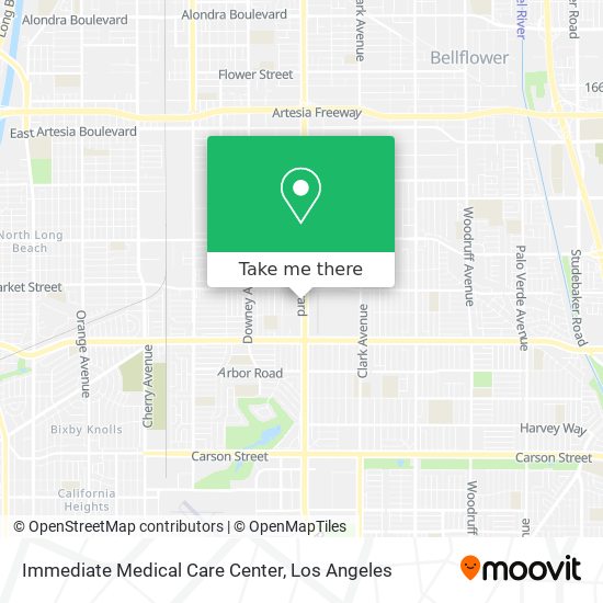 Immediate Medical Care Center map