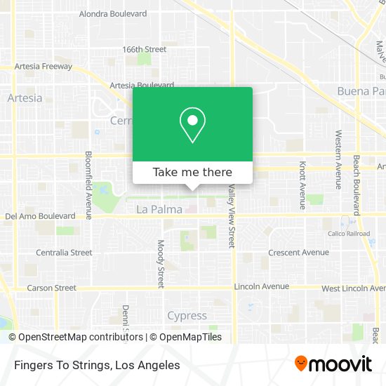 Fingers To Strings map