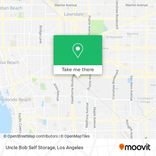 Mapa de Uncle Bob Self Storage