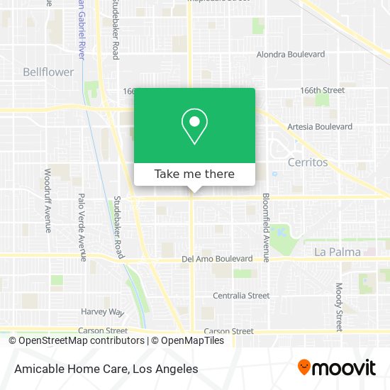 Amicable Home Care map