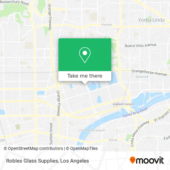 Robles Glass Supplies map