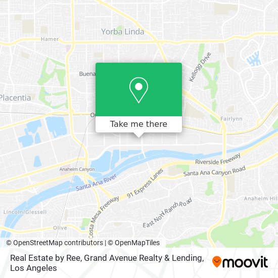 Real Estate by Ree, Grand Avenue Realty & Lending map