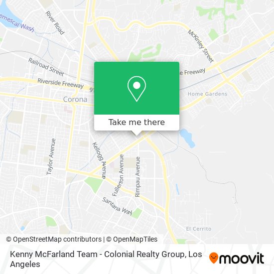 Mapa de Kenny McFarland Team - Colonial Realty Group