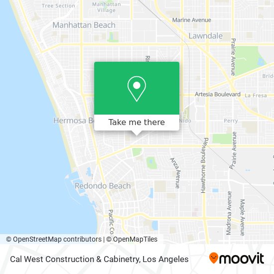 Cal West Construction & Cabinetry map